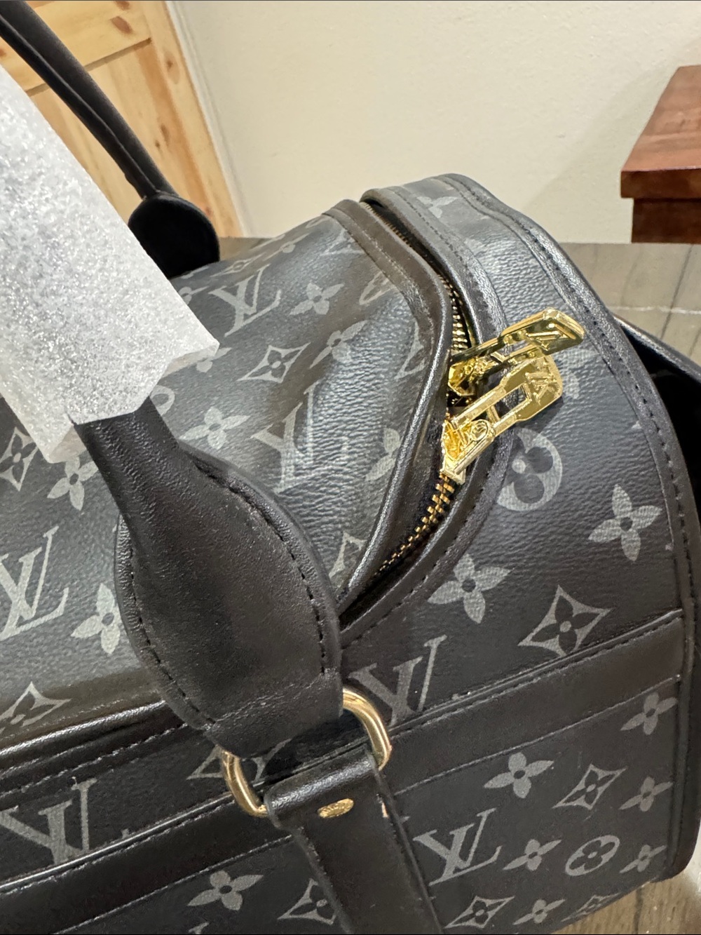 Pet carrier Black & Gray Monogram Bag - Picture 8 of 14